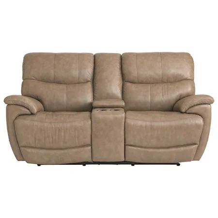 Console Power Reclining Love Seat